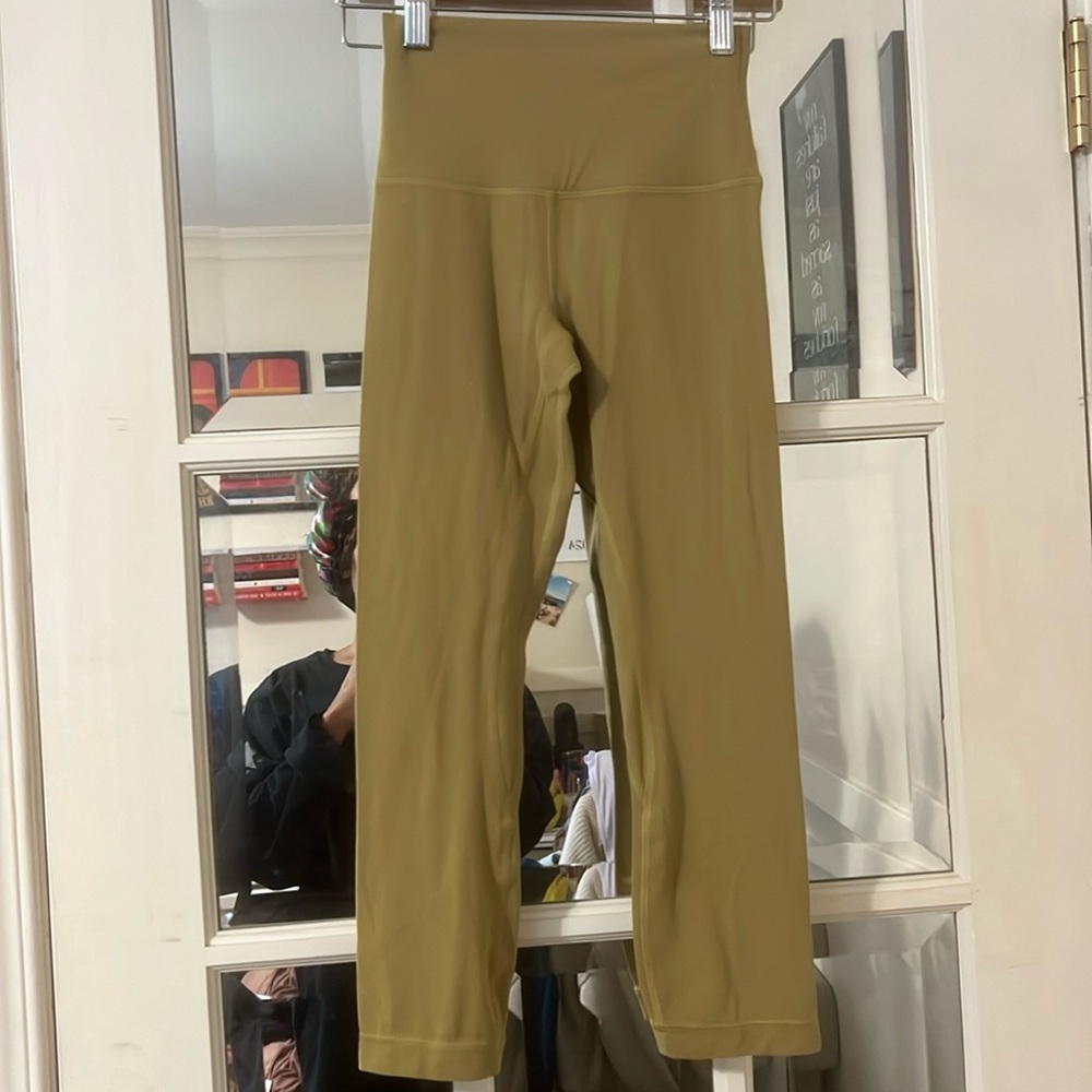 lululemon Align Crop (21") Yellow